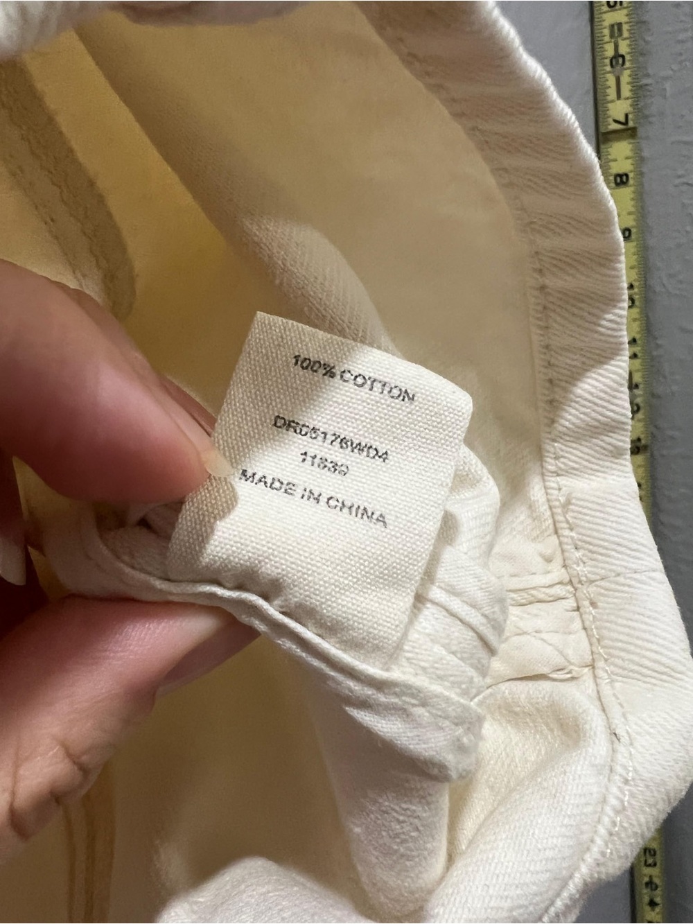 MESHKI Teddi White/Ivory Strapless Denim Mini Dress XXL 🤍 - Picture 11 of 11